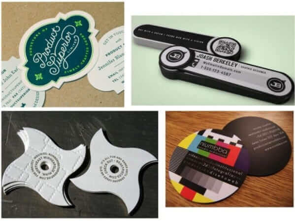 Business card design variations Different business card designs