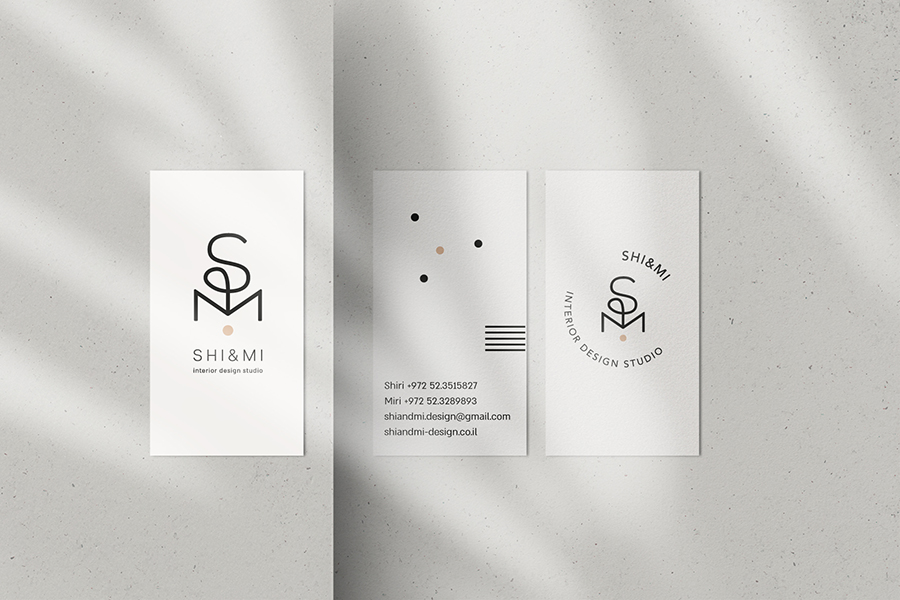 Modern Vertical Business Card Design Modern Vertical Business Card Design