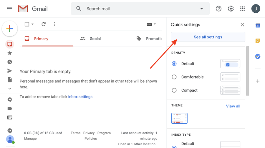 Gmail signature step 2 Gmail signature step 2