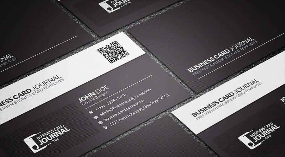 business cards black