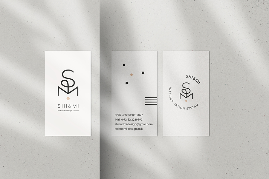 Modern Vertical Business Card Design