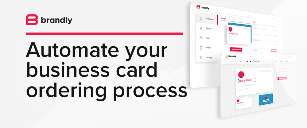 Brandly business card ordering portal