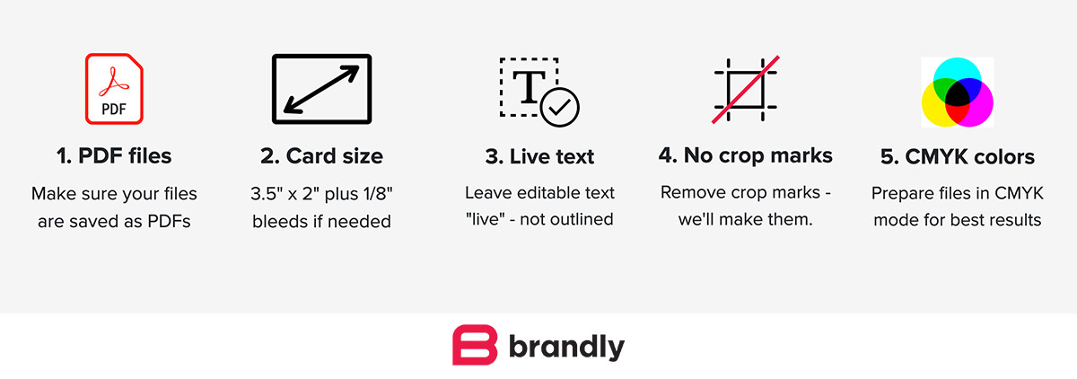 Standard Business Card Sizes Free Templates Brandly Blog