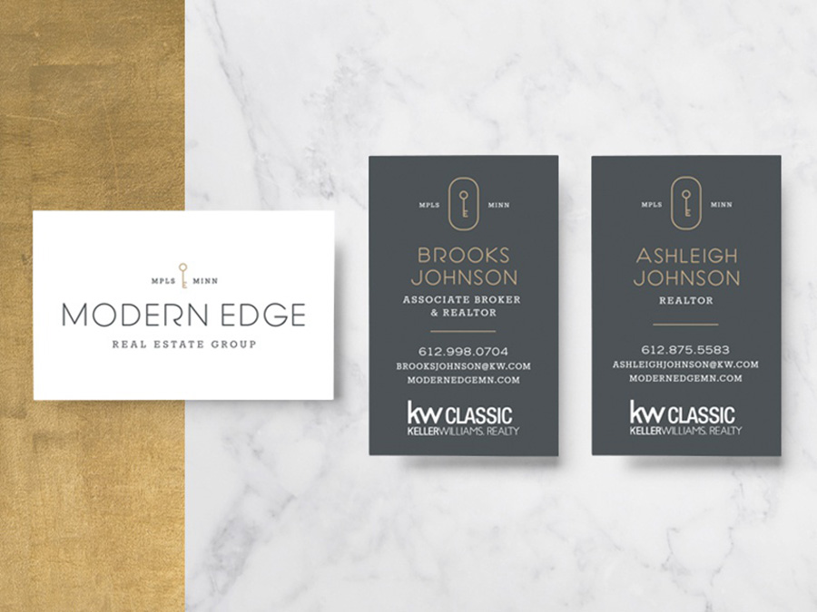 Modern Realtor Keller Williams Business card Design