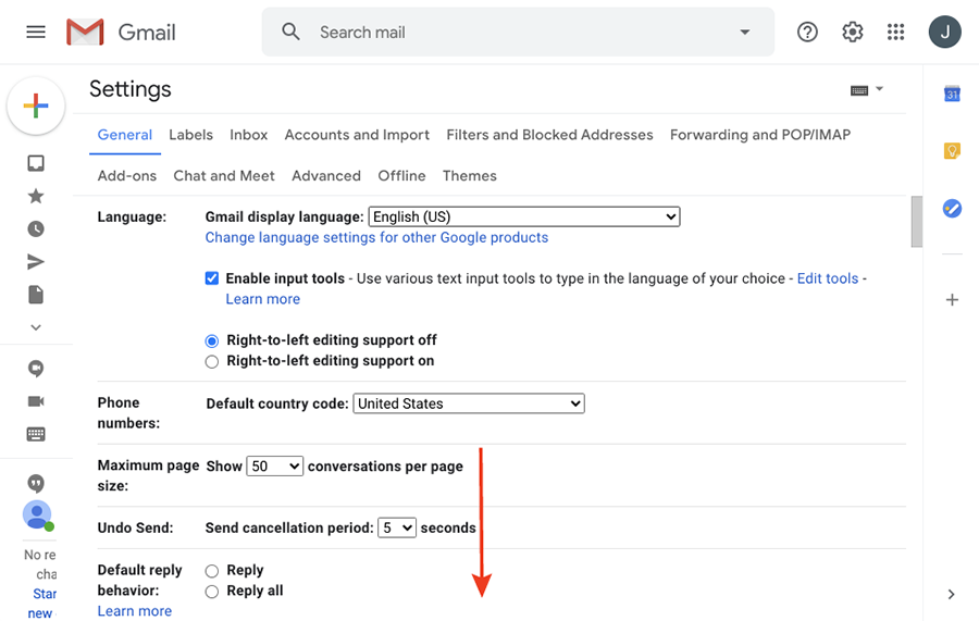 Gmail signature step 3