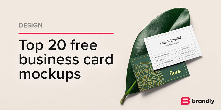 Top 20 FREE Business Card Mockups