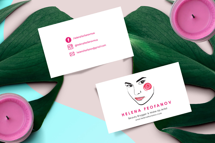 Branded Social Icons for Business Cards