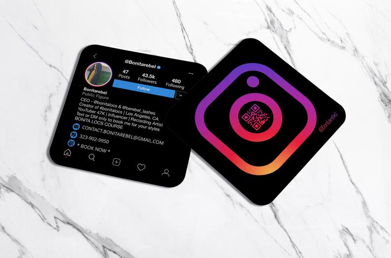 How To Display Instagram On Business Cards Brandly Blog