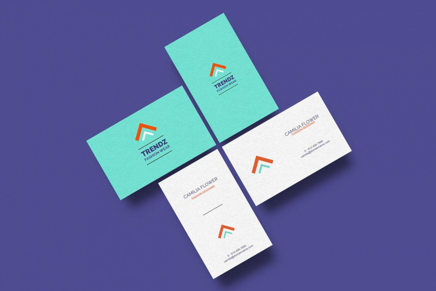 Vertical and Horizontal Business Card