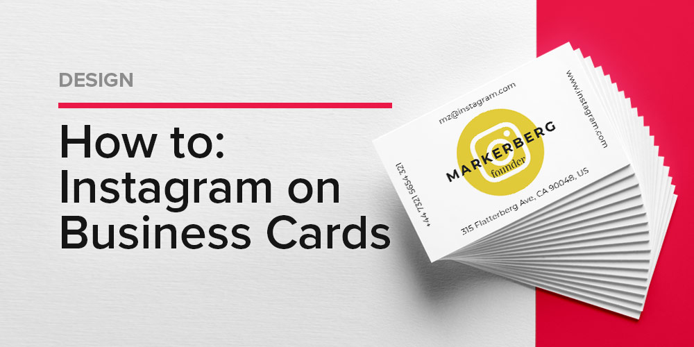 How to Display Instagram on Business Cards