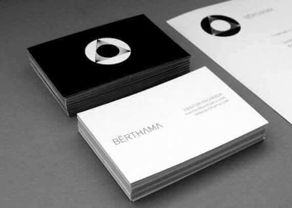 Elements of business cards