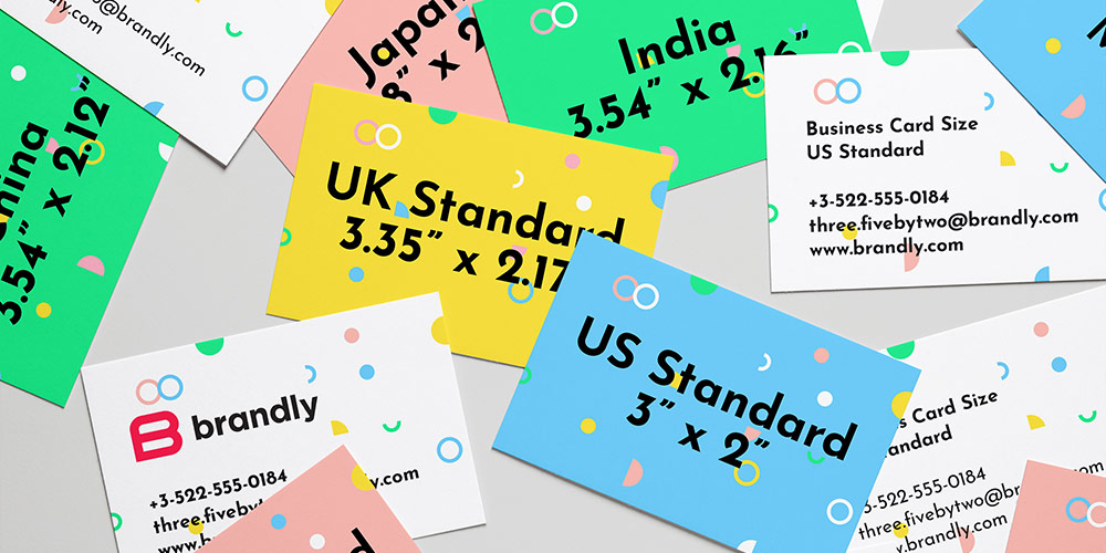 Standard Business Card Sizes (+ free templates)